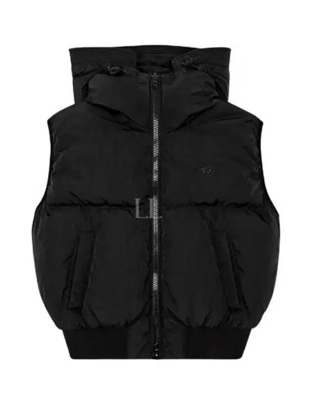 W Peyt SSL New P1 Padded Vest Black - DIESEL - BALAAN 2