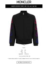 Men's Side Gradient Logo Zip-Up Jacket Black - MONCLER - BALAAN 3