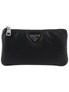 Leather Pouch Black - PRADA - BALAAN 2