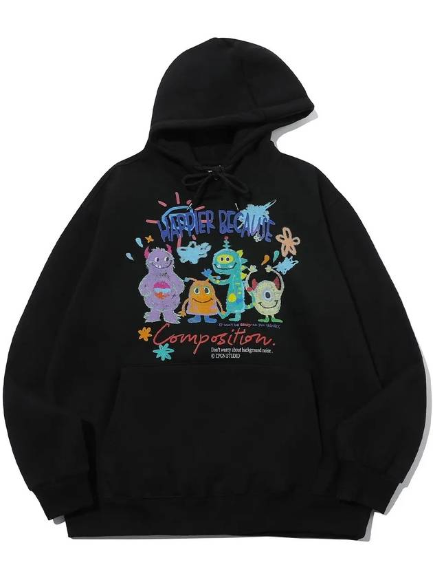 DTP Happy Day Hooded Top Black - CPGN STUDIO - BALAAN 4