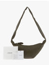 Small Croissant Cross Bag Dark Moss - LEMAIRE - BALAAN 4