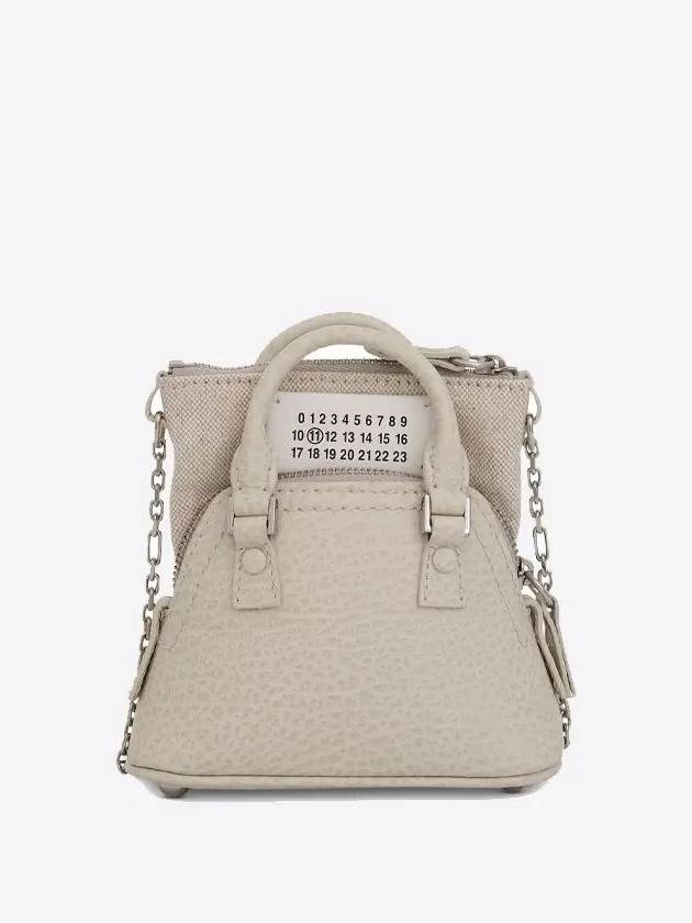 5AC Classic Baby Shoulder Bag Light Grey - MAISON MARGIELA - BALAAN 3