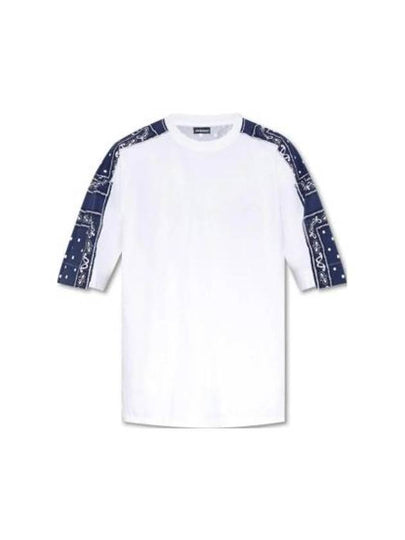 Le Bandana Printed Cotton Short Sleeve T-Shirt White Navy - JACQUEMUS - BALAAN 2