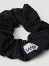 Jacquard Loganza Scrunchy Black - GANNI - BALAAN 4