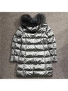 Le Original Logo Patch Fox Fur Hooded Padded Coat - COLMAR - BALAAN 3