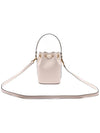 V Logo Signature Bucket Bag White - VALENTINO - BALAAN 5