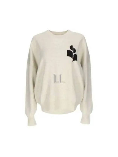 Logo Intarsia Crewneck Sweater Ecru - ISABEL MARANT - BALAAN 2