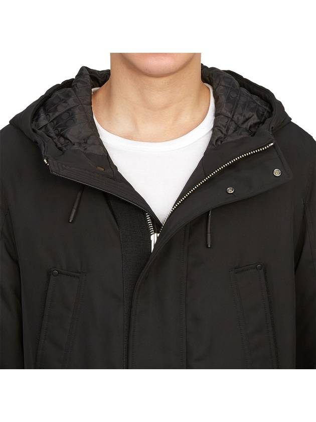 Garson Twill Combat Logo Parka Black - MOOSE KNUCKLES - BALAAN 9