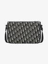 Oblique Jacquard 8 Messenger Bag Beige Black - DIOR - BALAAN 4