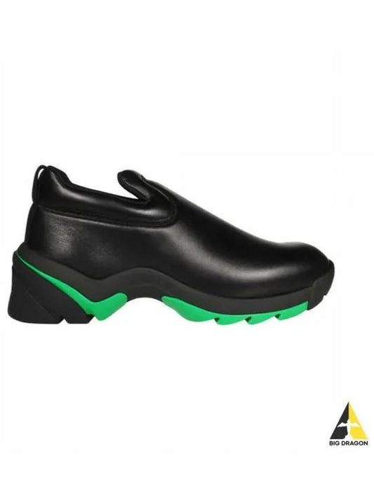 Men s Flash Slip On Sneakers Black 667069 VBSD0 - BOTTEGA VENETA - BALAAN 1