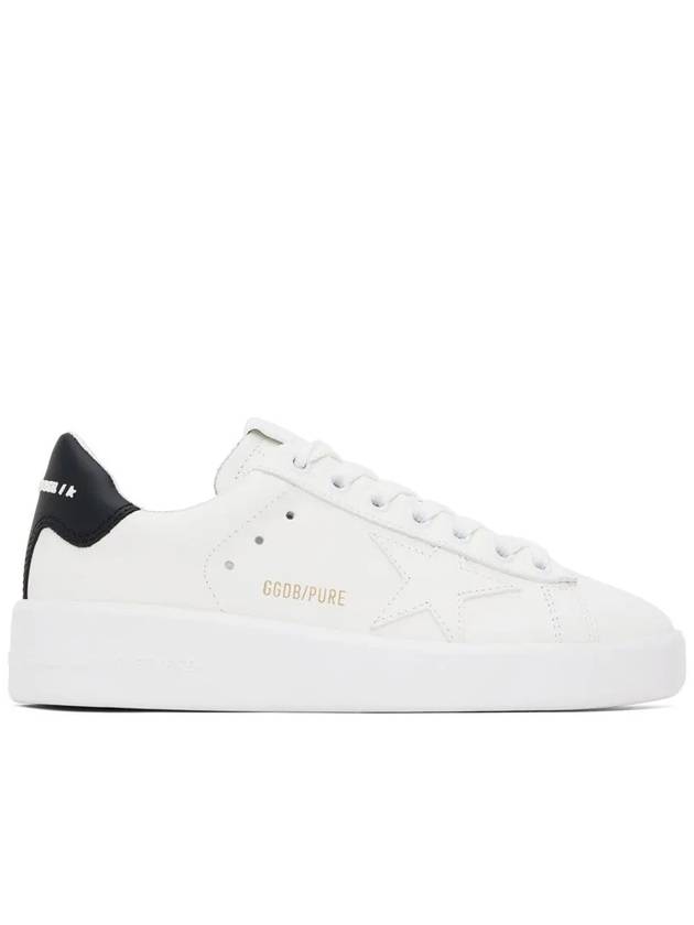 Women's Black Tab Purestar Low Top Sneakers White - GOLDEN GOOSE - BALAAN 2