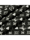 Monogram Game On Cashmere Scarf Black - LOUIS VUITTON - BALAAN 4