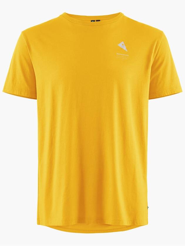 Men's Runa Maker Short Sleeve T-Shirt Pure Yellow - KLATTERMUSEN - BALAAN 2