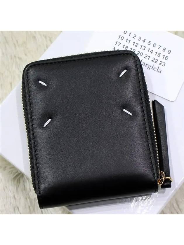 Stitch Zip Around Medium Half Wallet Black - MAISON MARGIELA - BALAAN 2