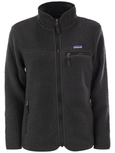 Retro Pile Fleece Zip-Up Jacket Ink Black - PATAGONIA - BALAAN 1