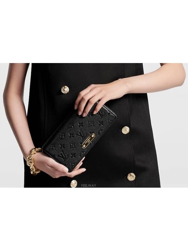 On Chain Lily Monogram Long Wallet Black - LOUIS VUITTON - BALAAN 5