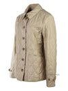 Diamond Quilted Thermoregulated Jacket New Chino Beige - BURBERRY - BALAAN 3