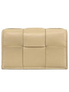 Intrecciato Flap Card Wallet Porridge - BOTTEGA VENETA - BALAAN 2