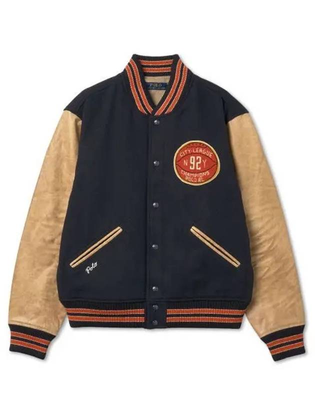 varsity style jacket blue - POLO RALPH LAUREN - BALAAN 1