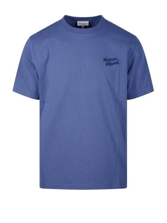 Short Sleeve T-Shirt MM00126KJ0118 P433 STORM BLUE - MAISON KITSUNE - BALAAN 1