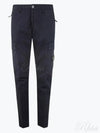 Compass Badge Gabardine Cargo Straight Pants Navy - STONE ISLAND - BALAAN 2