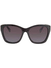 Eyewear Cat Eye Plastic Sunglasses Black - SALVATORE FERRAGAMO - BALAAN 1