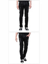 Zipper Slim Fit Biker Jeans Black - BALMAIN - BALAAN 3