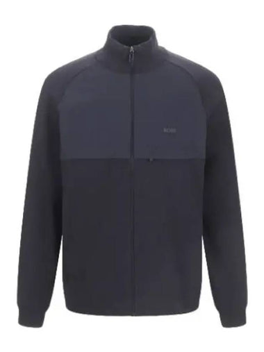 Boss logo knit zip up jacket jumper - HUGO BOSS - BALAAN 1