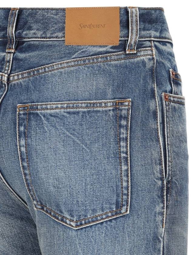 90's Slim Jeans Blue Denim - SAINT LAURENT - BALAAN 4