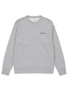 Arne Logo Sweatshirt Light Gray Velange - NORSE PROJECTS - BALAAN 1