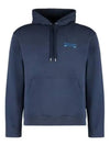 Oars Regular Hoodie Ink Blue - MAISON KITSUNE - BALAAN 2