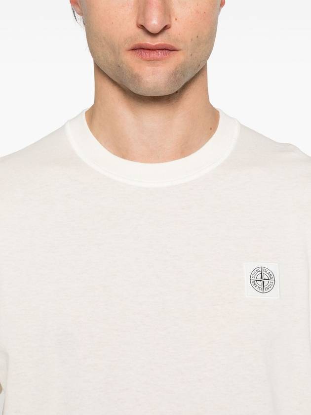 Stone Island T-shirts and Polos Beige - STONE ISLAND - BALAAN 4