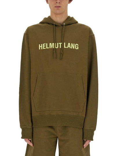 Hooded Sweatshirt N09HM519 F0X MILITARY GREEN - HELMUT LANG - BALAAN 2