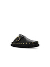 Studded Detail Leather Flat Mules ML0009FAA3B19S - ISABEL MARANT - BALAAN 5