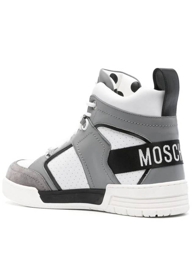 Moschino High Sneakers With Inserts - MOSCHINO - BALAAN 3