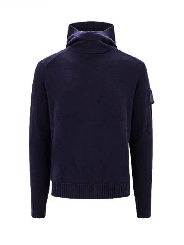 Metropolis Hooded Knit Top Navy - CP COMPANY - BALAAN 2