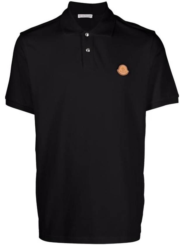 Polo T Shirt 8A00014 84556 999 Black - MONCLER - BALAAN 1