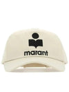 Tyron Embroidered Logo Ball Cap Ecru - ISABEL MARANT - BALAAN 2