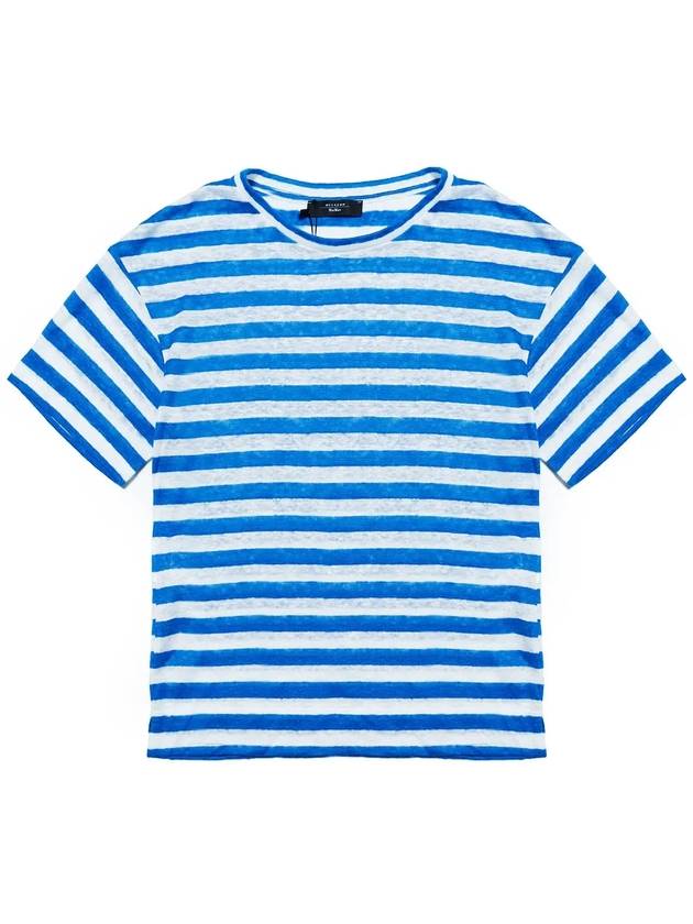 FALLA linen t shirt blue 010 - MAX MARA - BALAAN 2