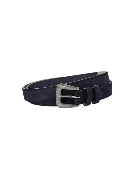 Surprise 10 epoint women s glitter buckle suede belt navy - BRUNELLO CUCINELLI - BALAAN 1