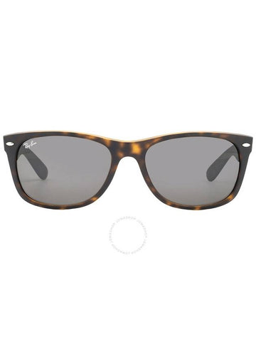 Ray Ban New Wayfarer Classic Dark Grey Square Unisex Sunglasses RB2132 865/B1 58 - RAY-BAN - BALAAN 1