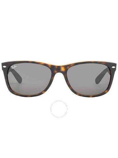 Ray Ban New Wayfarer Classic Dark Grey Square Unisex Sunglasses RB2132 865/B1 58 - RAY-BAN - BALAAN 1