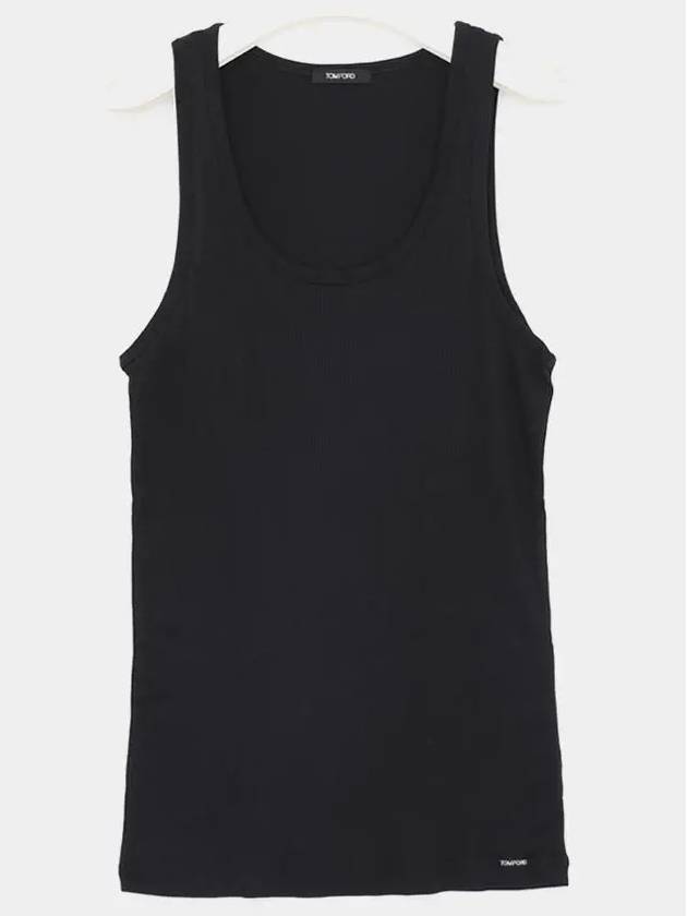 Men's Modal Cotton Sleeveless Black - TOM FORD - BALAAN 2