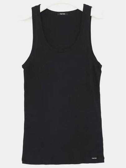 Men's Cotton Modal Blend Sleeveless Black - TOM FORD - BALAAN 2