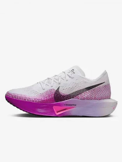 ZoomX Vaporfly Next 3 Low Top Sneakers White Vivid Purple - NIKE - BALAAN 2