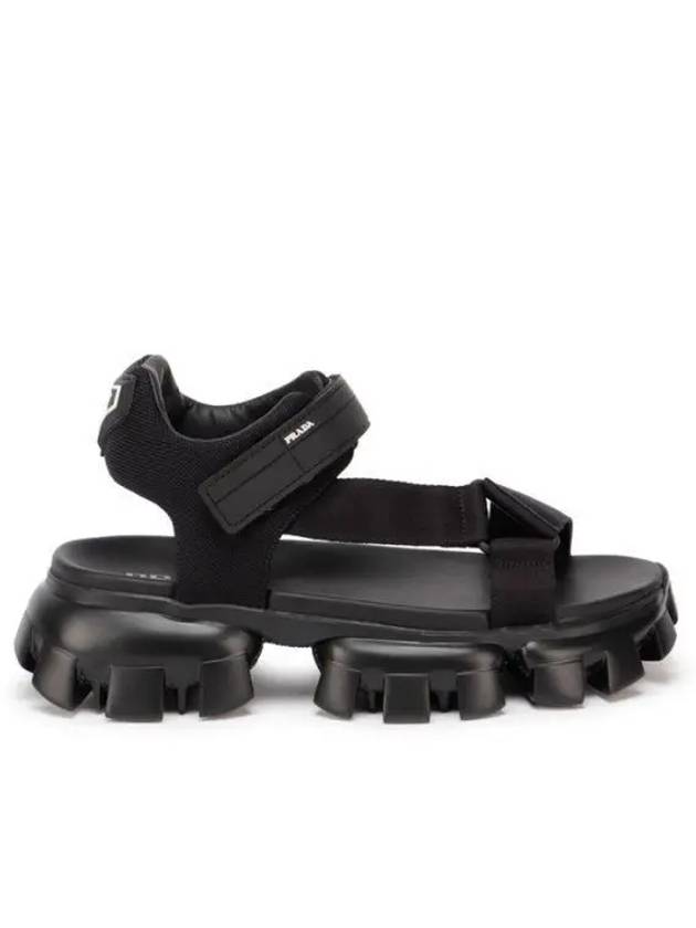 Cloudburst Thunder Sandals Black - PRADA - BALAAN 2