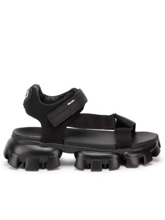 Cloudburst Thunder Sandals Black - PRADA - BALAAN 2