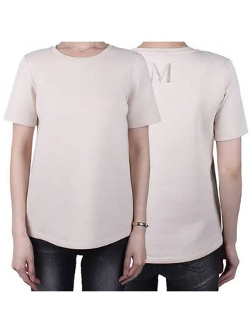 S Women FIANCO Short Sleeve T Shirt Ivory 002 270363 1120026 - MAX MARA - BALAAN 1