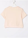 Kids Logo Short Sleeve T Shirt Pink C15D41 45F - CHLOE - BALAAN 3