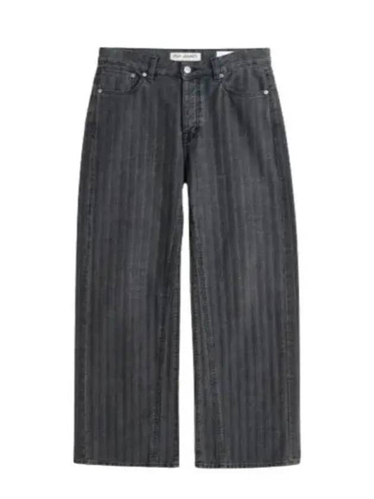 Treble Cut Stripe Straight Pants Grey - OUR LEGACY - BALAAN 2